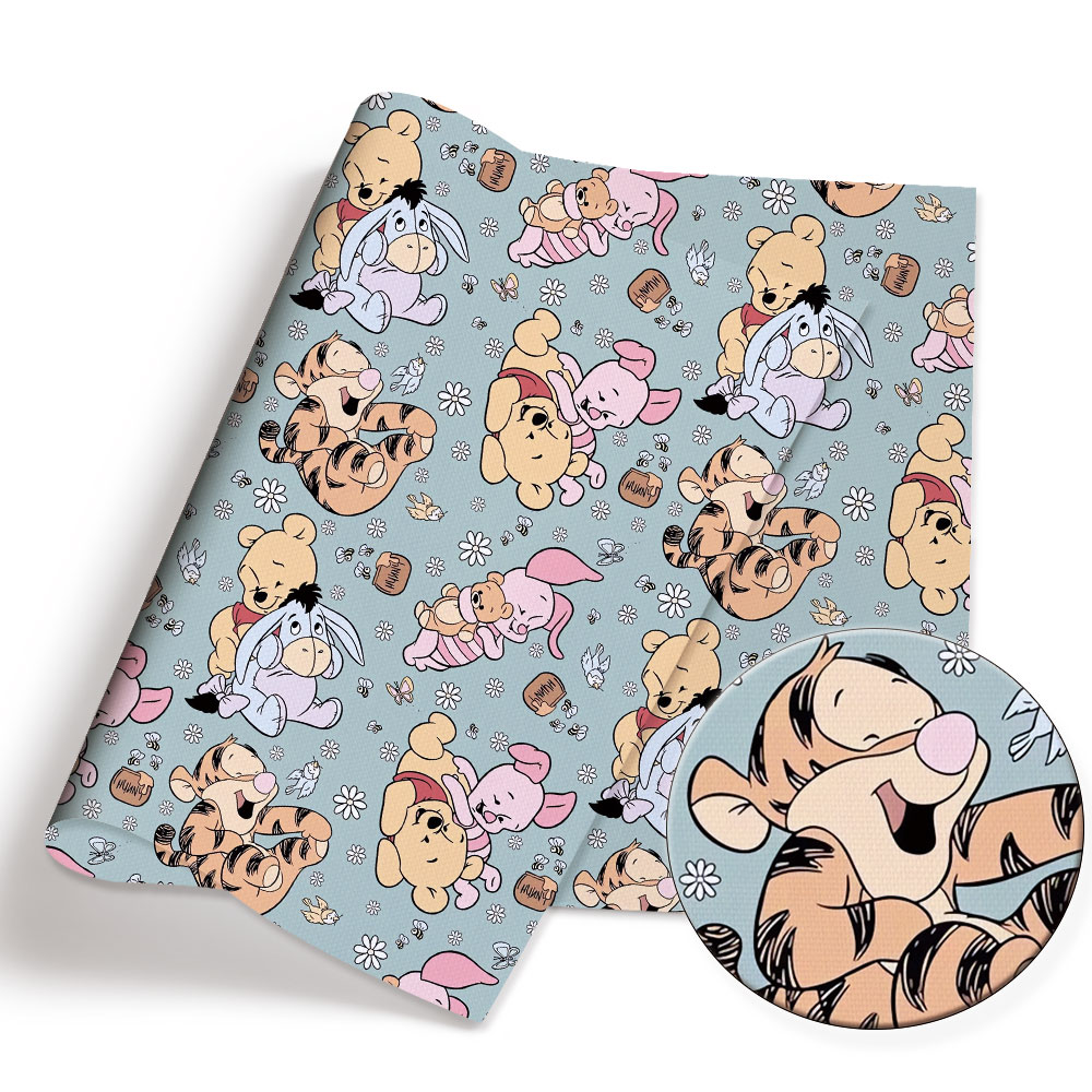 Home Textiles Brands - BEAST KINGOM 共同ブランド漫画 140x50CM 生地漫画パッチワーク子供用ホームテキスタイル縫製人形スカートカーテンガールスカート 1
