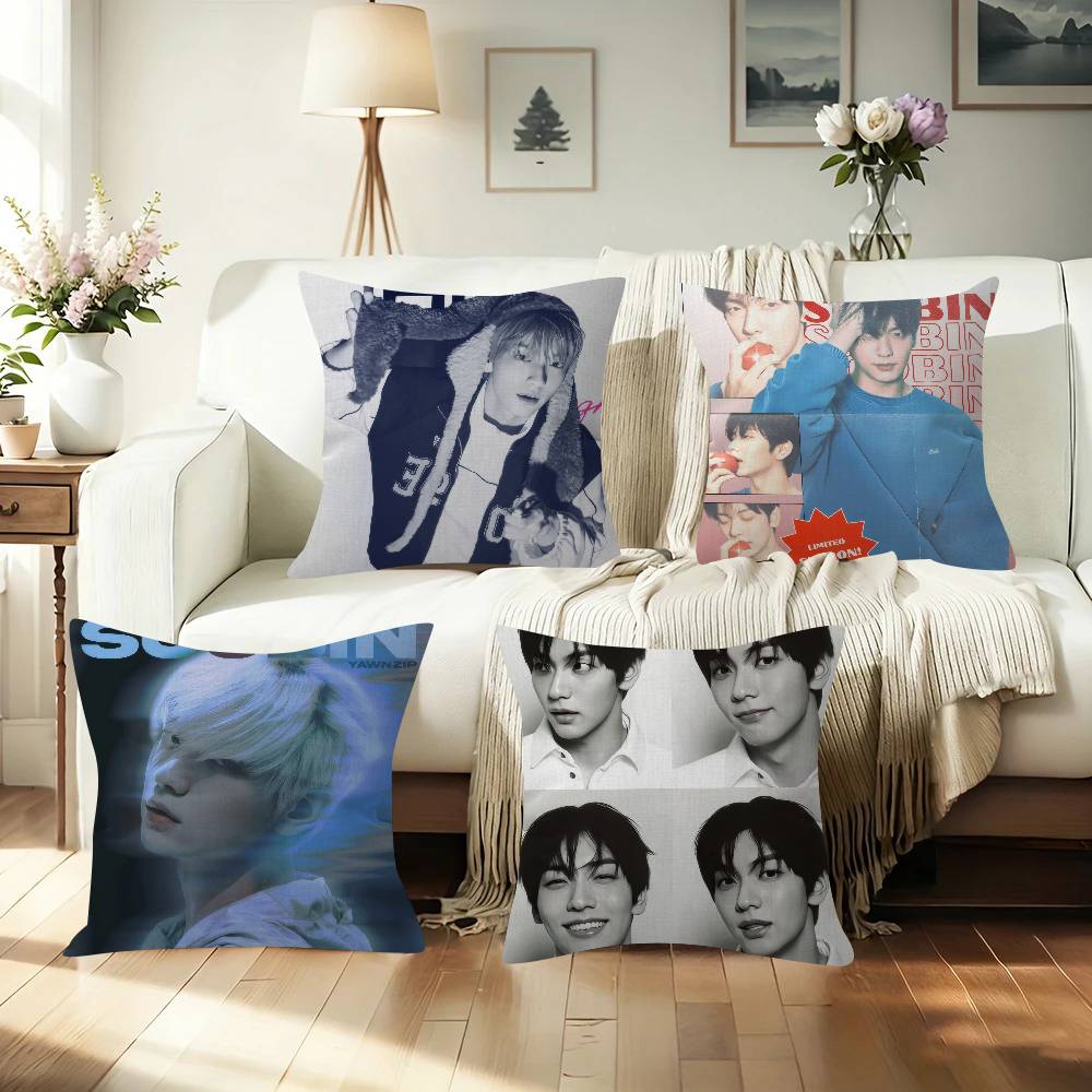 Kpop グループ TxT ソビン枕ギフトホームオフィス装飾 - Home Textiles Group のレビューと価格