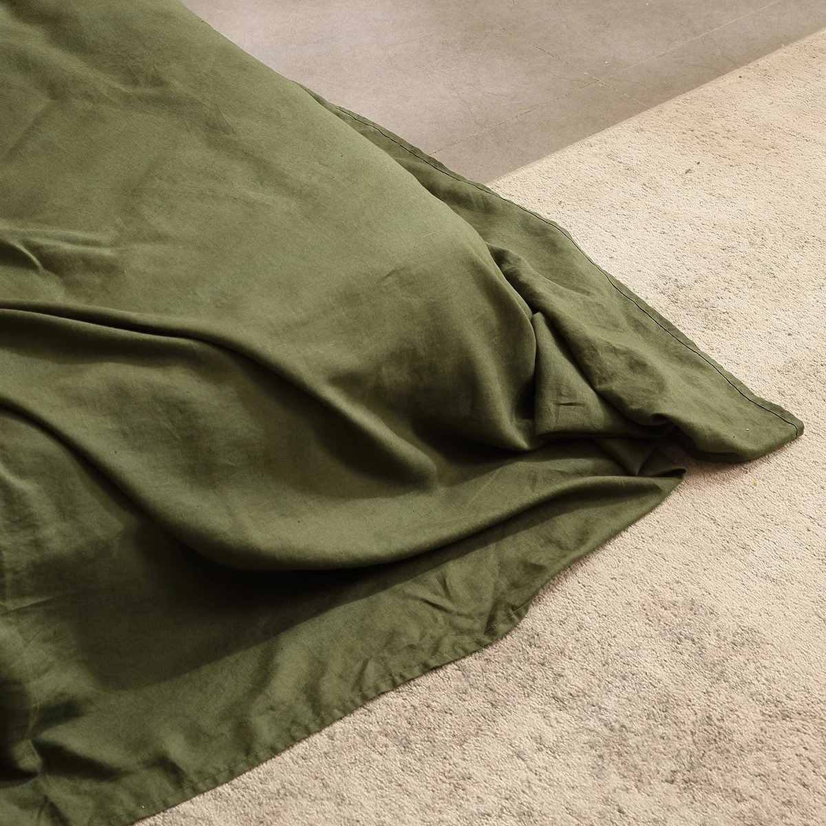 ピュアリネン寝具セット、フラットシート1枚、ディープポケット - Fitted Sheet Deep のレビューと価格